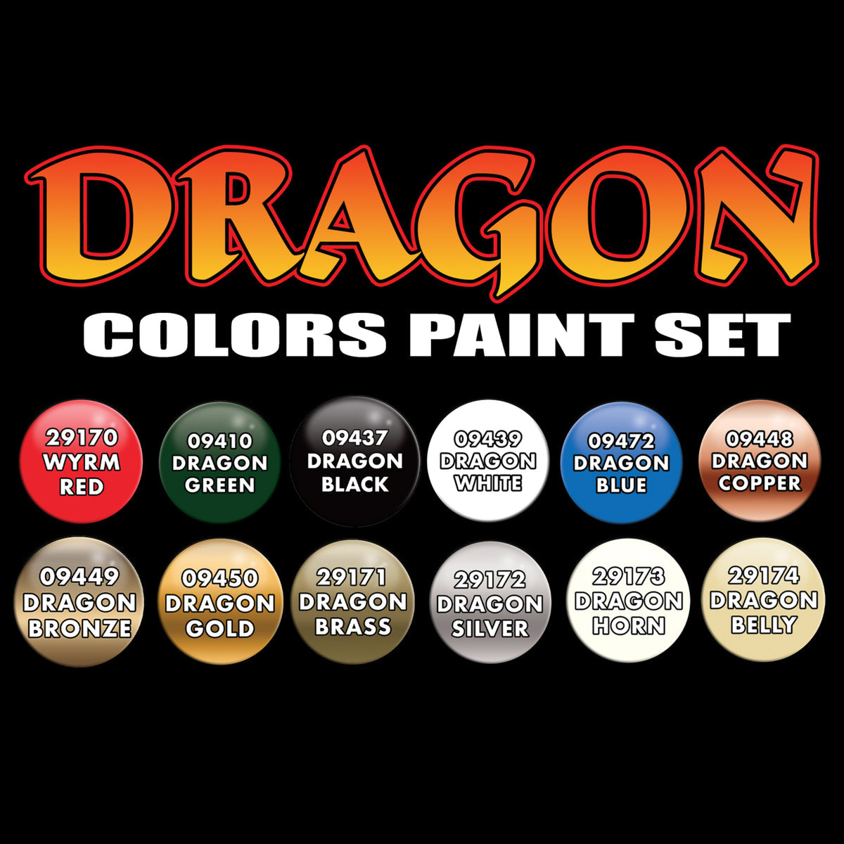 Dragon Colors Paint Set Versus Gamecenter