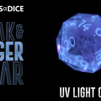 Sirius Dice - Dice Set - Clear Cloak & Dagger