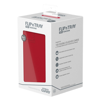 Ultimate Guard Flip`n`Tray 100+ XenoSkin Monocolor Red