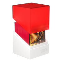 Ultimate Guard Boulder Deck Case 100+ SYNERGY Red/White