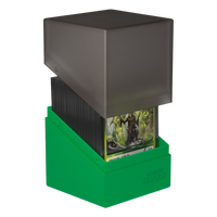 Ultimate Guard Boulder Deck Case 100+ SYNERGY Black/Green