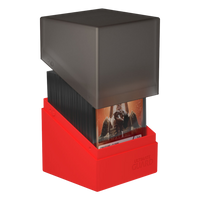 Ultimate Guard Boulder Deck Case 100+  SYNERGY Black/Red