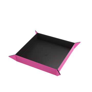 Gamegenic - Magnetic Dice Tray Square Black/Pink