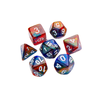 Gamegenic - Galaxy Series - Mars - RPG Dice Set (7pcs)