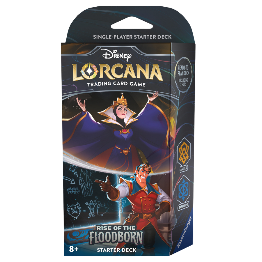 Disney Lorcana TCG - Rise of the Floodborn Starter Deck - Amber and Sapphire