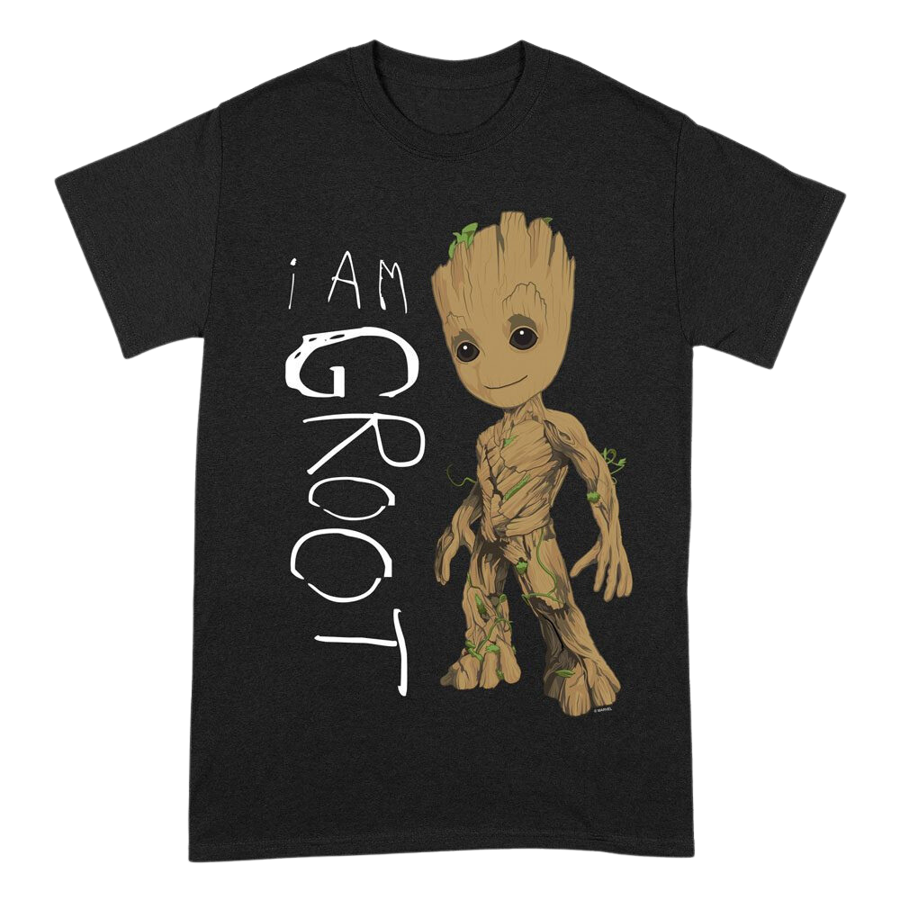Marvel T-Shirt Guardians of the Galaxy - I Am Groot Scribbles Size XL