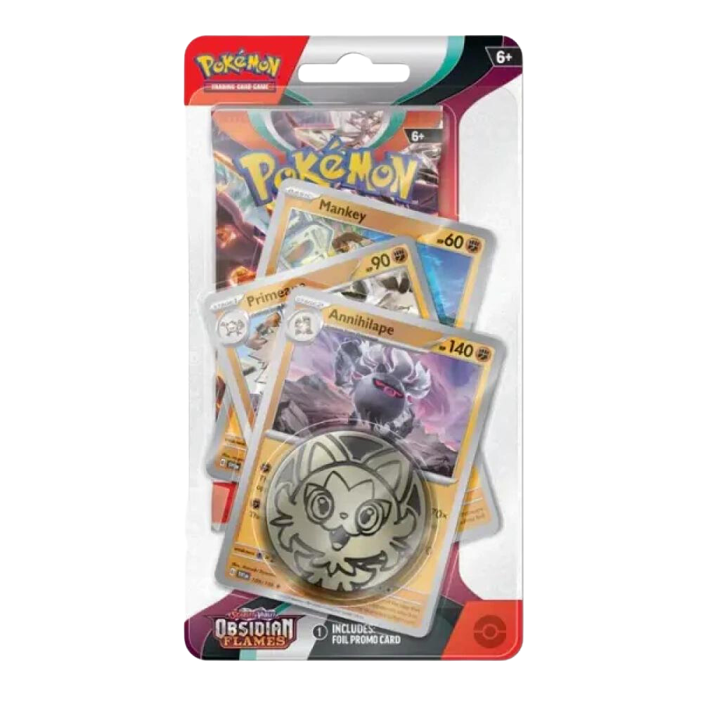 Pokémon TCG: Scarlet & Violet 3 - Obsidian Flames Premium Checklane Blister - Mankey/Primeape/Annihilape