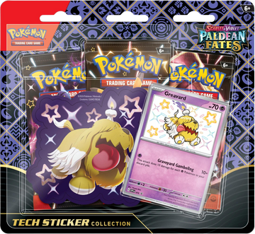 Pokémon TCG: 4.5 Scarlet & Violet - Paldean Fates Tech Sticker Collection - Greavard