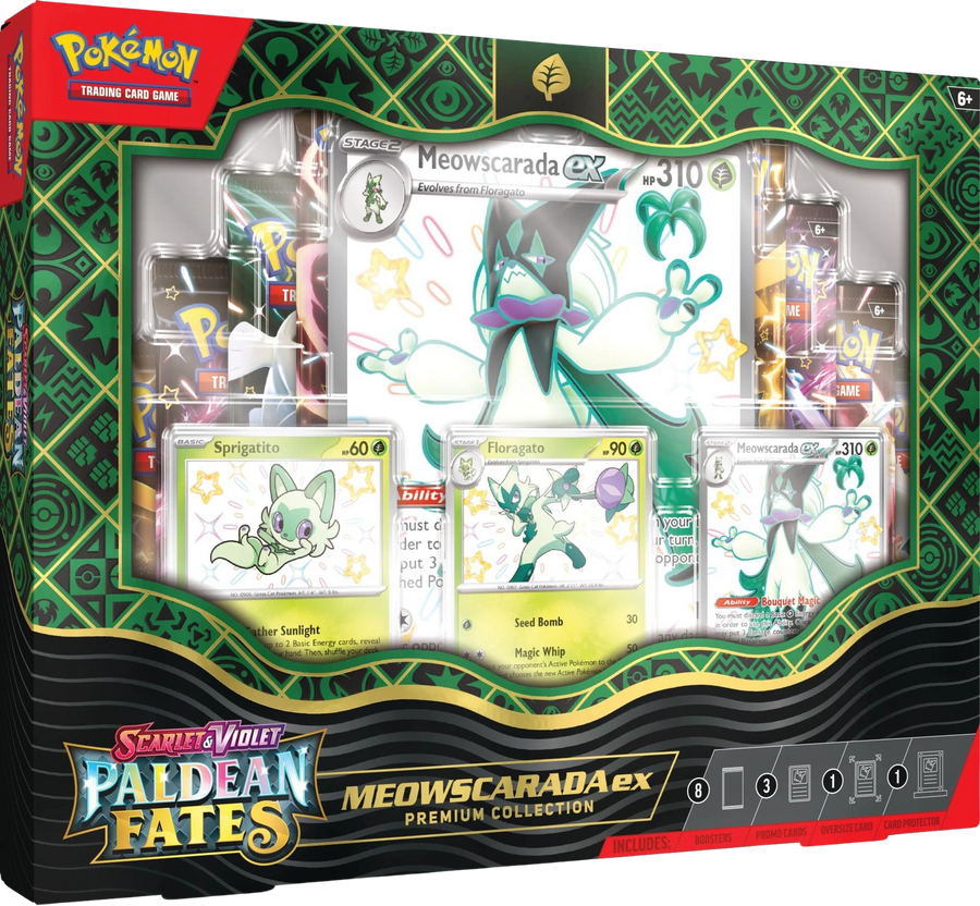 Pokémon TCG: 4.5 Scarlet & Violet - Paldean Fates Premium Collection - Meowscarada ex