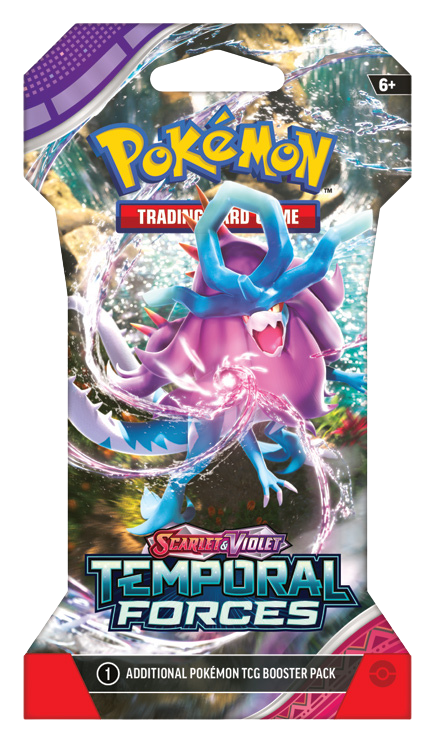 Pokémon TCG: Scarlet & Violet 5 Temporal Forces Sleeved Booster