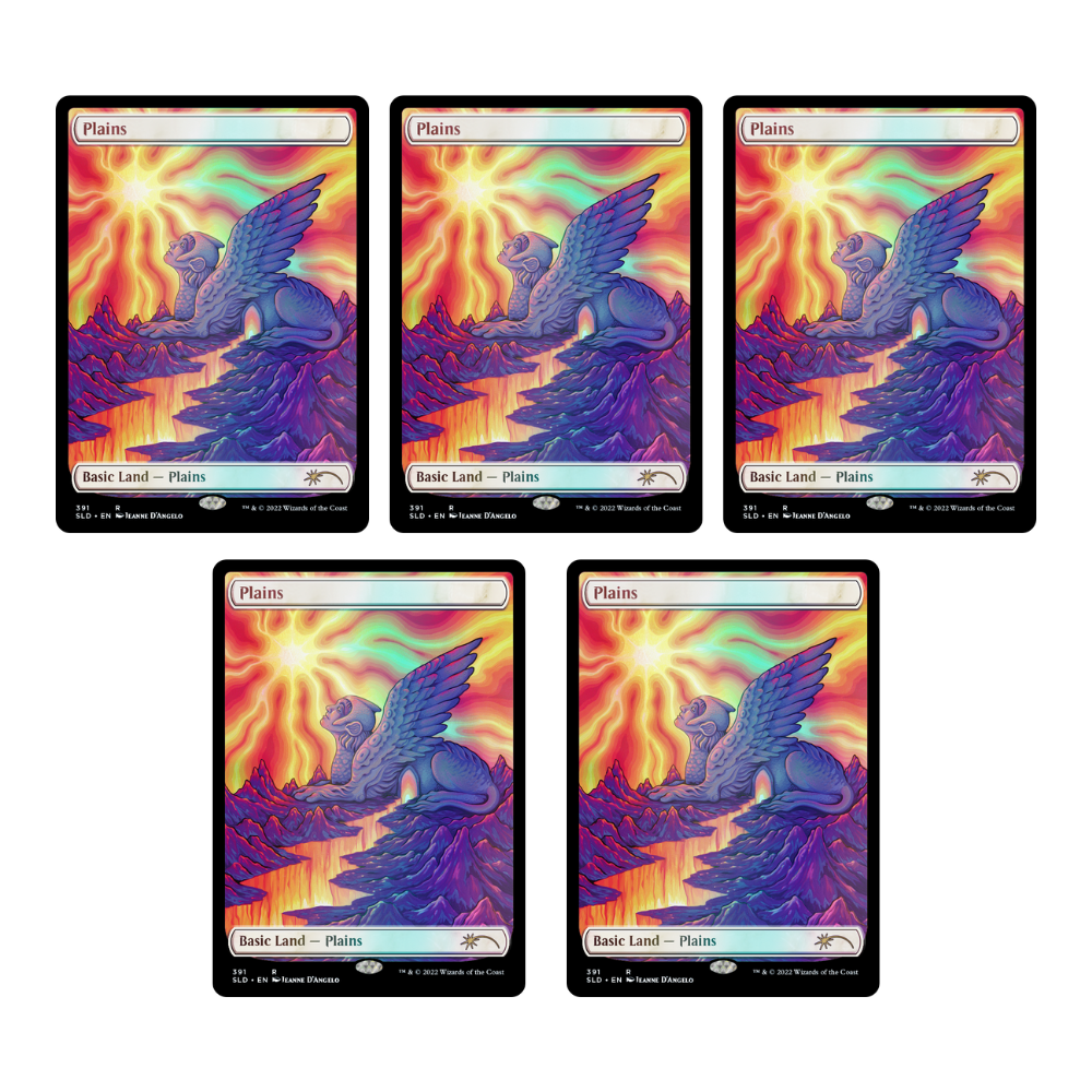 MTG Secret Lair The Astrology Lands Leo Traditional Foil Edition mtg-secret-lair-the-astrology-lands-leo-traditional-foil-edition