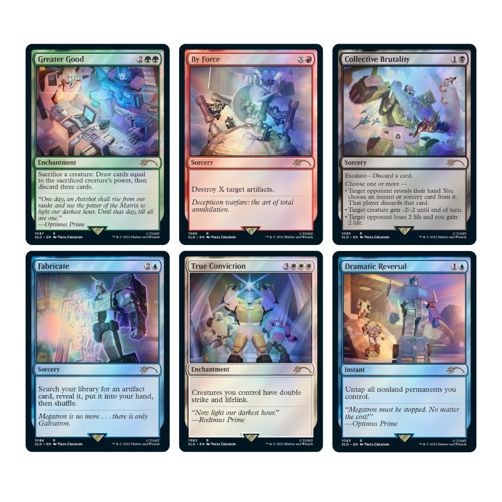 MTG - Secret Lair x Transformers: Roll Out or Rise Up (Traditional