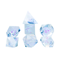 Sirius Dice - Dice Set - Clear Cloak & Dagger