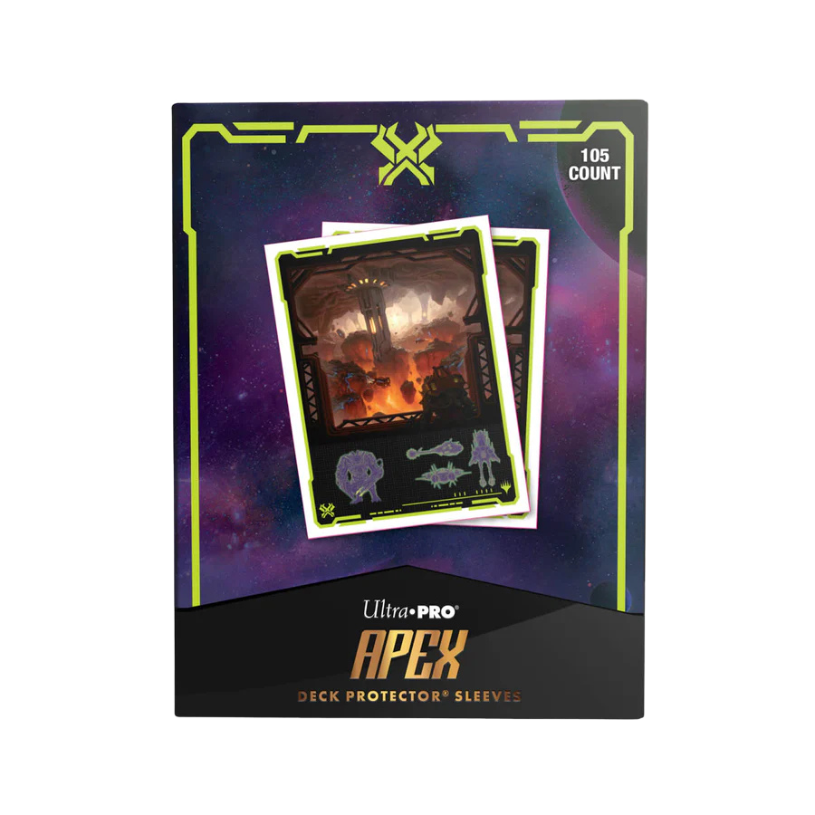 mtg edge of eternities card sleeves UP - MTG Edge of Eternities 105ct Apex Deck Protector sleeves