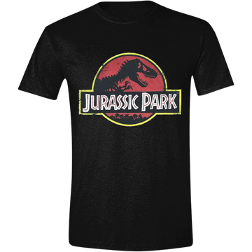 Jurassic Park T-Shirt Classic Logo Size L