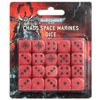 Chaos Space Marines Dice Set