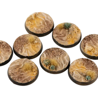 Gamers Grass - Deserts of Maahl Bases - Round 32mm (x8)