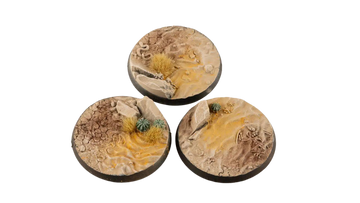 Gamers Grass - Deserts of Maahl Bases - Round 50mm (x3)