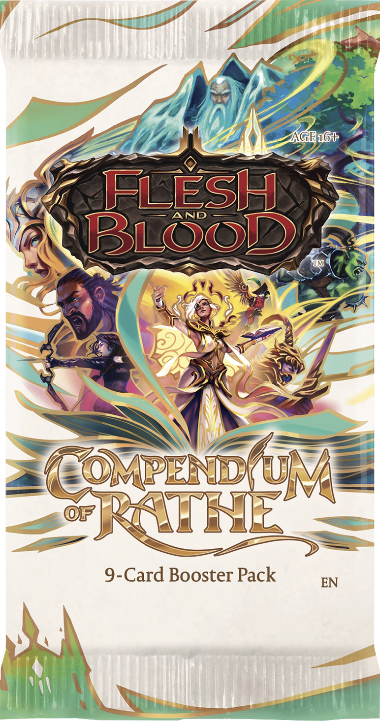 Flesh and Blood TCG - Compendium of Rathe Booster - EN – Versus Flesh and Blood TCG - Compendium of Rathe Booster - EN – Versus
