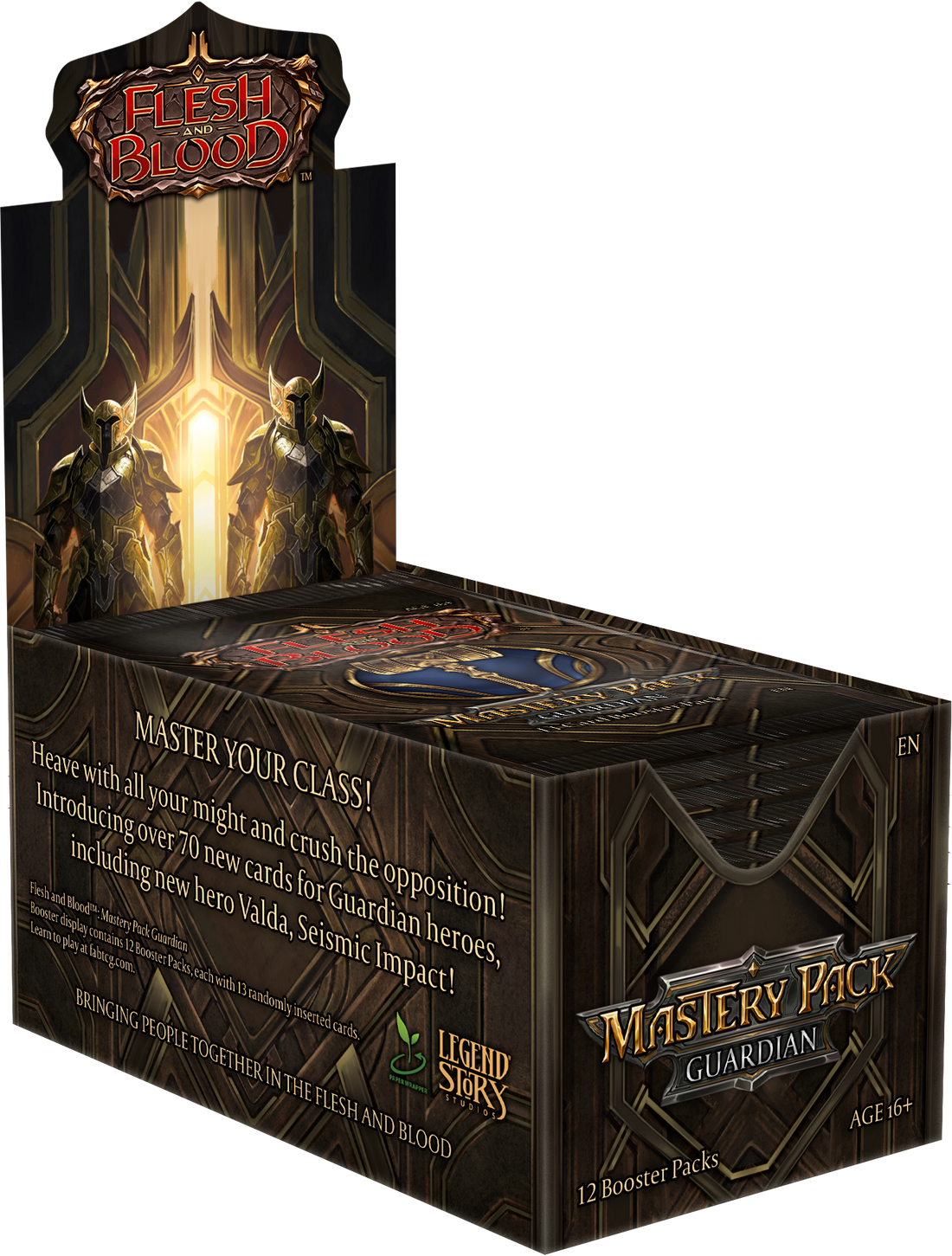 Flesh and Blood TCG - Mastery Pack Guardian Booster Display (12 Booster) - EN