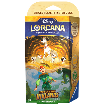Disney Lorcana TCG - Into The Inklands Starter Deck - Amber and Emerald