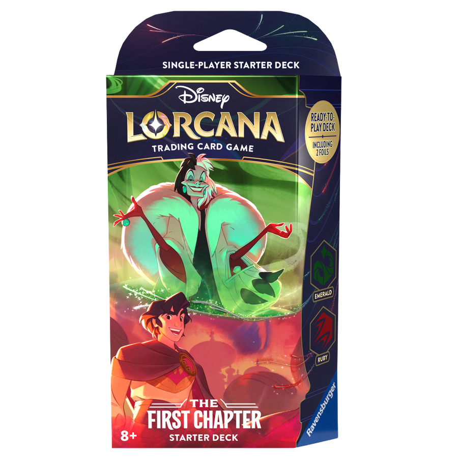 Disney Lorcana TCG - The First Chapter Starter Deck - Emerald and Ruby
