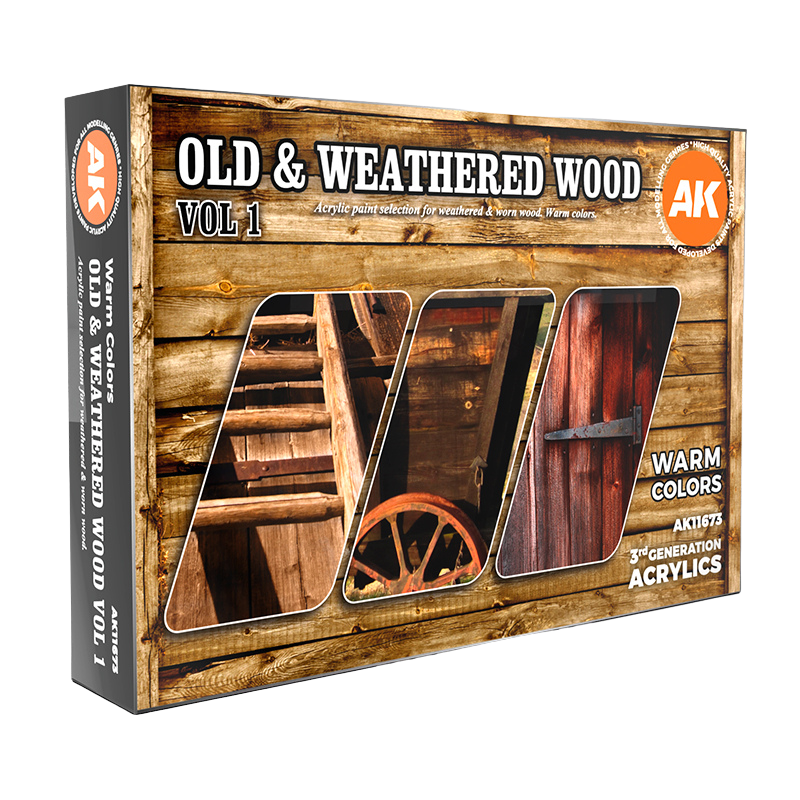 AK Interactive - Old & Weathered Wood VOL 1