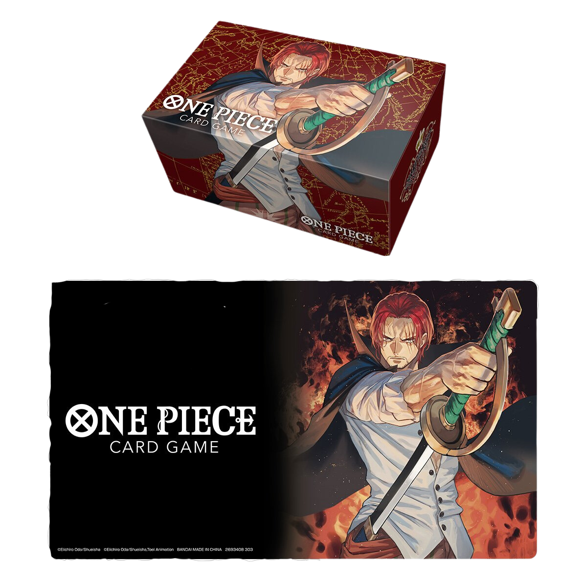 One Piece Card Game: Playmat and Storage Box Set - Shanks main image 0