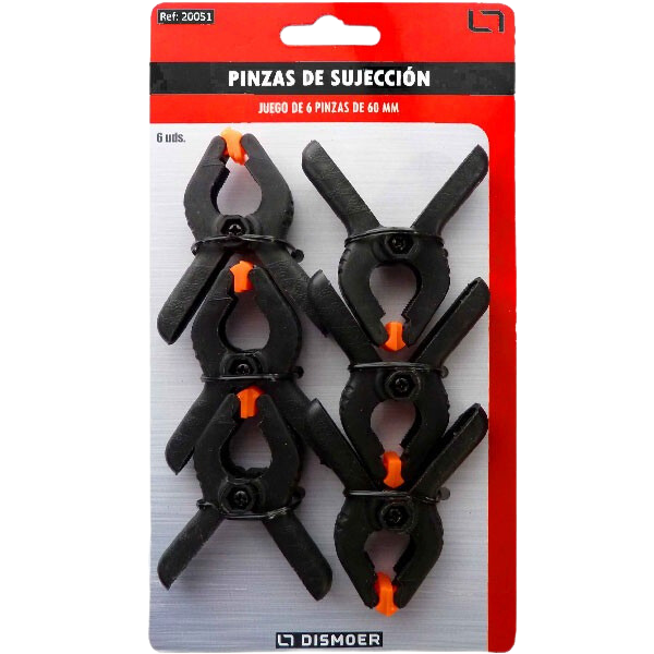 Dismoer - Mini Spring Clamps 60 mm, 6 pieces