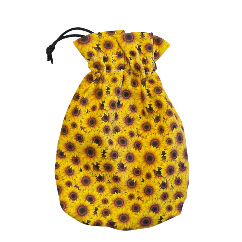Q-Workshop - Full Art Dice Pouch: Sunflower