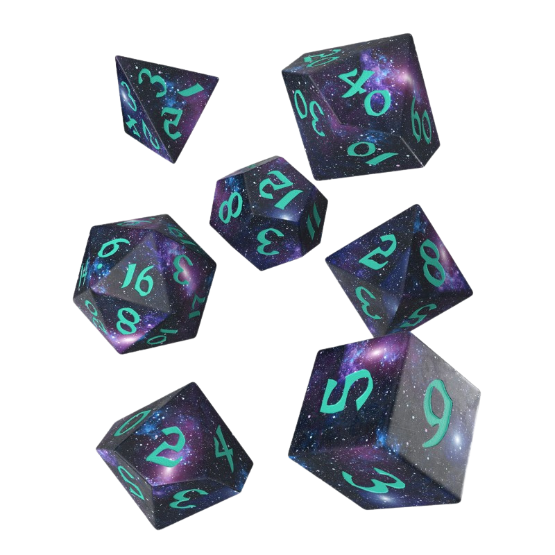 Q-Workshop - Full Art Dice Set: Stardust