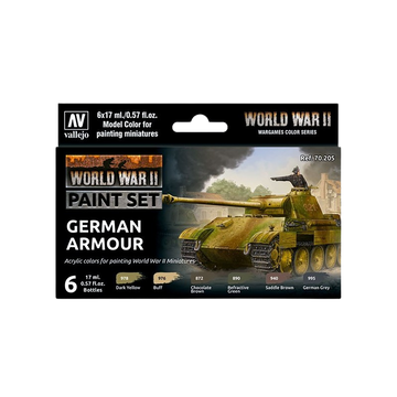 Model Color Set: WWII German Armour (6)
