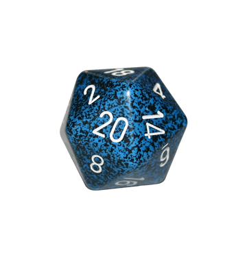 Chessex Speckled 34mm 20-Sided Dice - Stealth