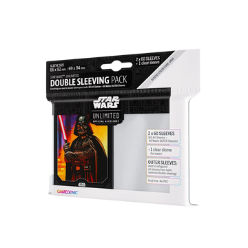 Gamegenic - Star Wars: Unlimited Art Sleeves Double Sleeving Pack - Darth Vader