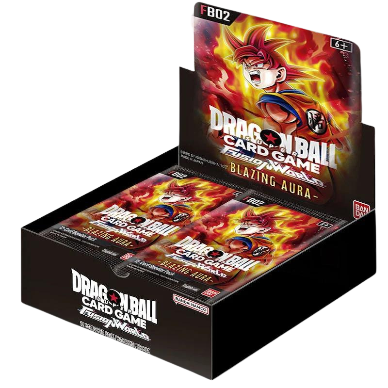 Dragon Ball Super Card Game - Fusion World Blazing Aura (FB02) Booster Display  (24 Packs)
