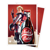 UP - Fallout 105ct Apex Deck Protector sleeves Nuka-Cola Pinup for Magic: The Gathering