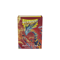 Dragon Shield Japanese Size Matte Clear Outer Sleeves - Clear Cosmere (60 Sleeves)