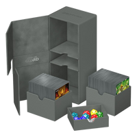Ultimate Guard Twin Flip`n`Tray 266+ Xenoskin Grey