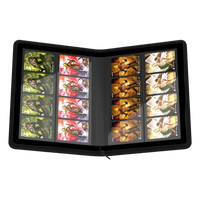 Ultimate Guard Zipfolio 320 16-Pocket Xenoskin - Black