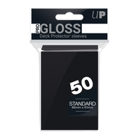 UP - Standard Sleeves - Black (50 Sleeves)