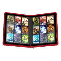 Ultimate Guard Zipfolio 360 - 18-Pocket XenoSkin - Red