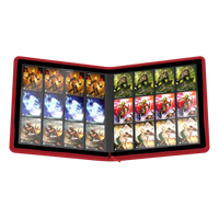 Ultimate Guard Zipfolio 480 - 24-Pocket XenoSkin (Quadrow) - Red