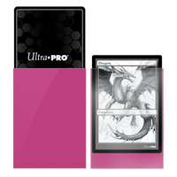 UP - Standard Sleeves - Pro-Matte - Non Glare - Bright Pink (50 Sleeves)