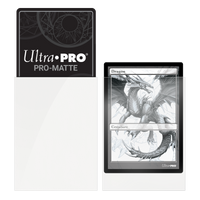 UP - Standard Deck Protector - PRO-Matte White (100 Sleeves)
