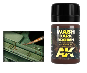 AK Interactive - Wash Dark Brown