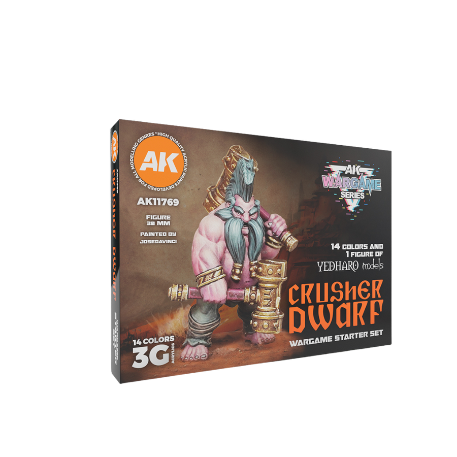 AK Interactive - Crusher Dwarf - Wargame Starter Set