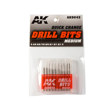 AK Interactive - Drill Bits (0.4-1.3)