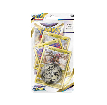 Pokémon TCG: Sword & Shield 9 Brilliant Stars Premium Checklane Blister - Deino/Zweilous/Hydreigon