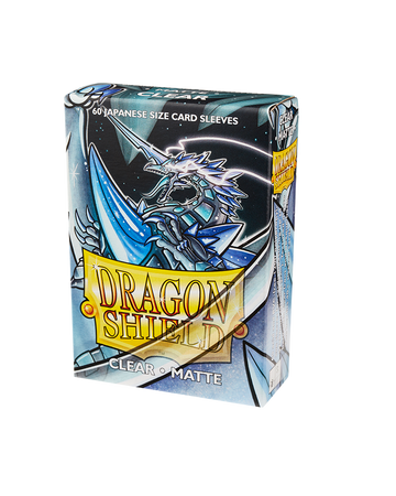 Dragon Shield Japanese Matte Sleeves - Clear (60 Sleeves)