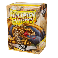Dragon Shield Matte Sleeves - Gold (100 Sleeves)